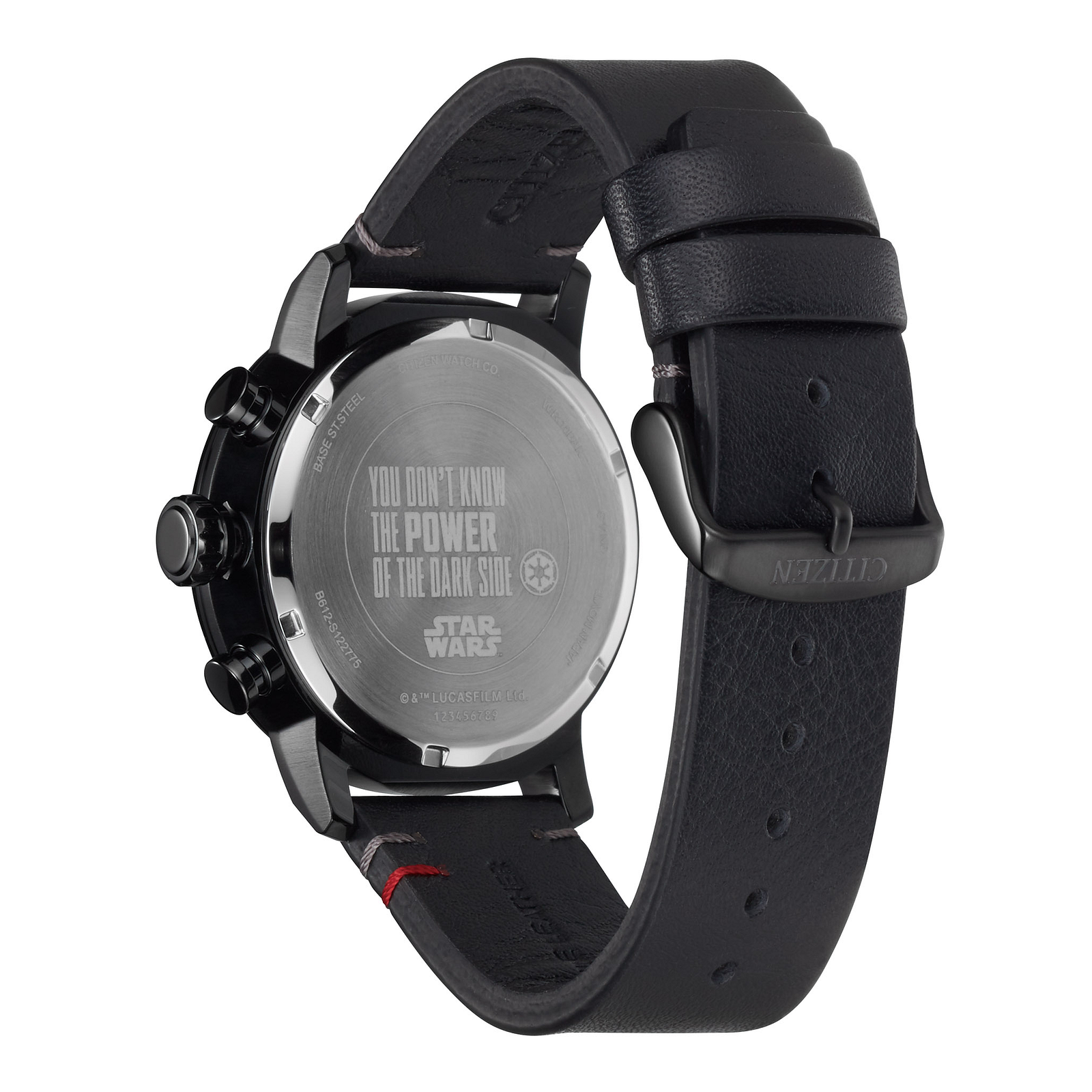 Reloj Citizen Darth Vader Chrono edición especial Star Wars para caballero movimiento de cuarzo CA0765-05W | Elegancia Relojeria